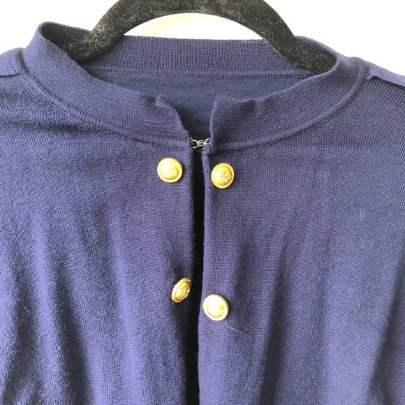 Preowned military style jacket cardigan - Picture 2 of 5